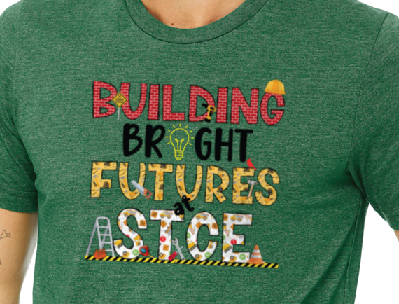 STCE Bright Futures T-shirt.