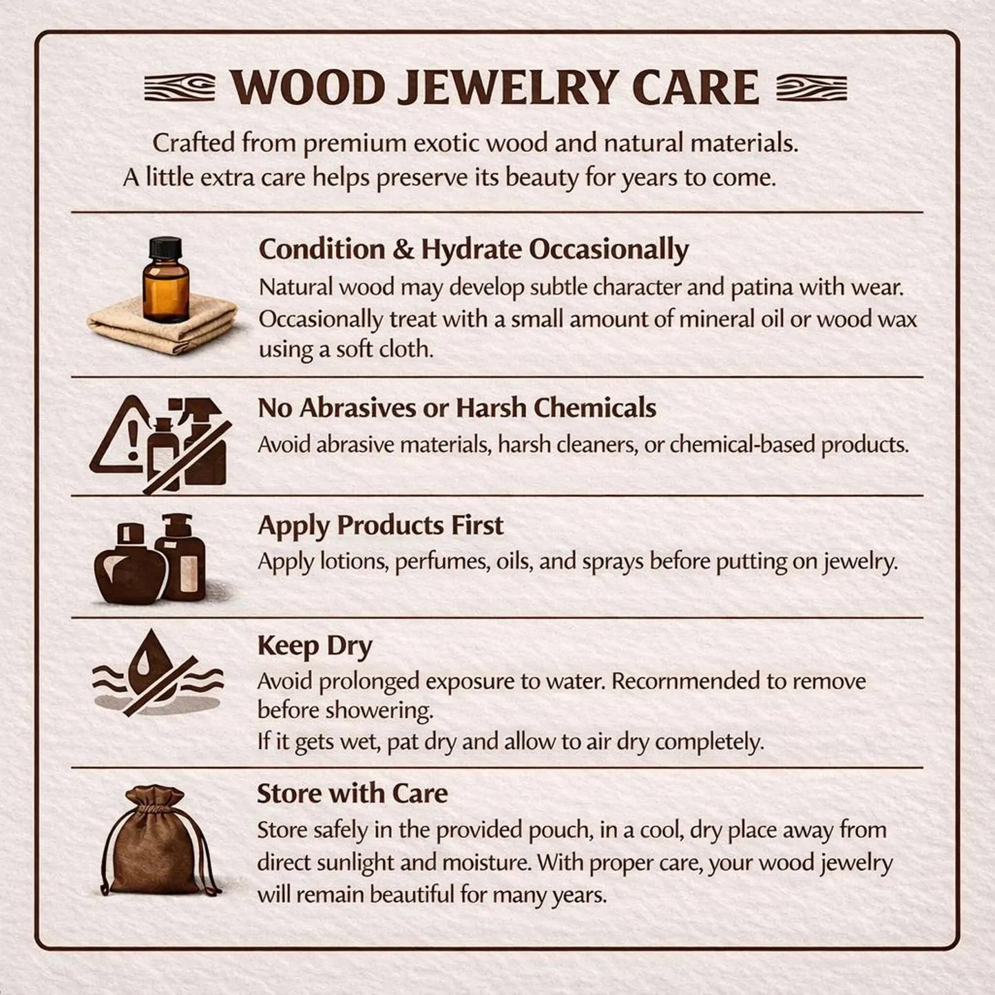 Custom Engraved Wood Horizontal Bar Necklace (Color: Natural)