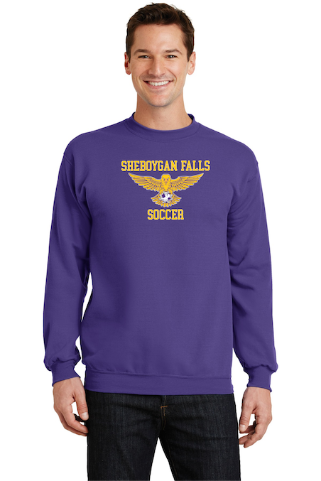 Purple Crew Neck Sweatshirt