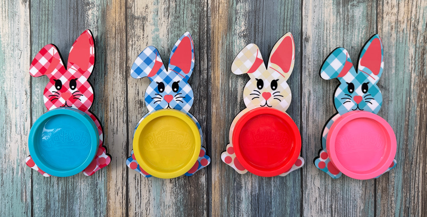 Bunny Play-Doh Holder
