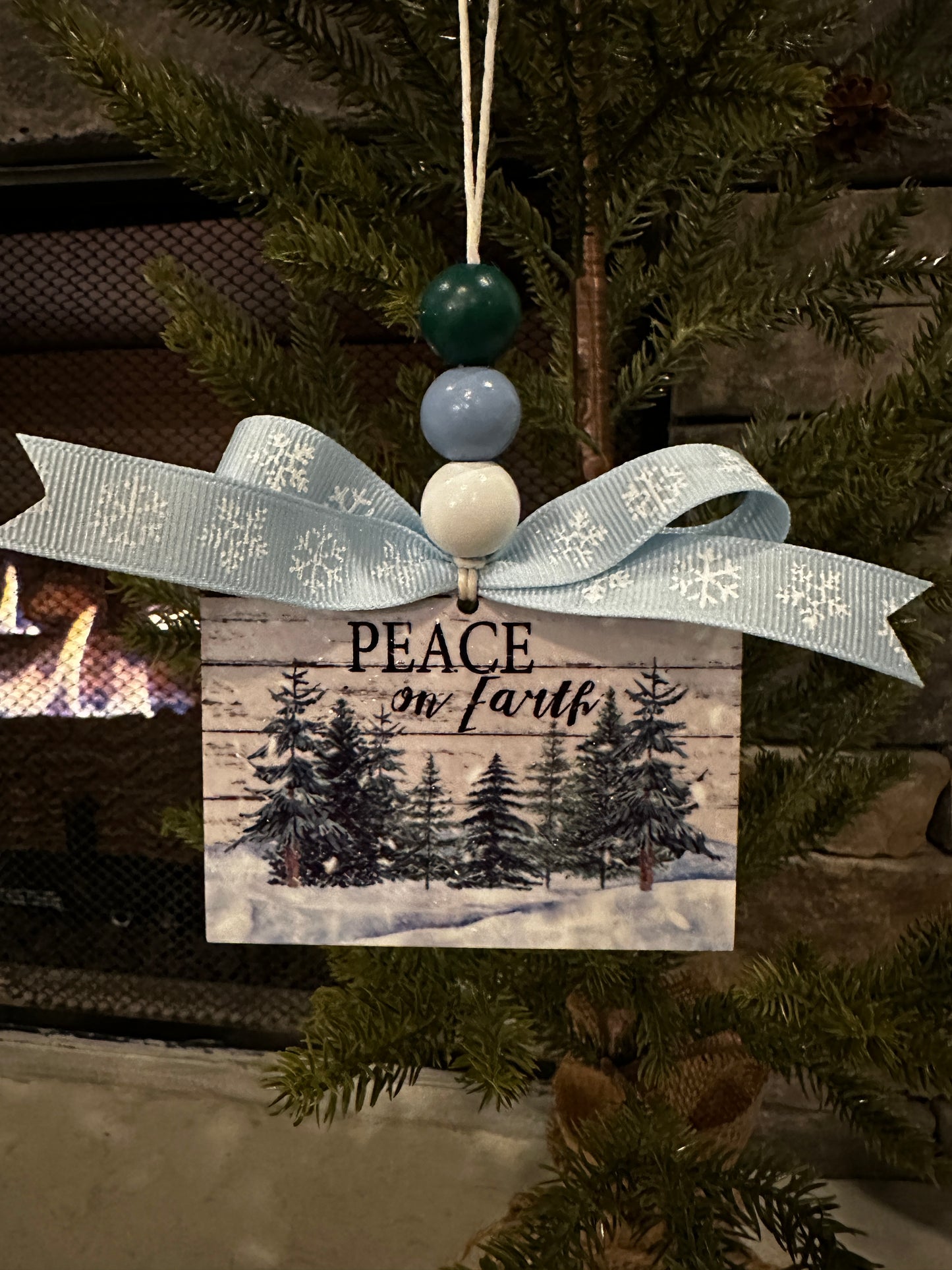 Peace on Earth Ornament