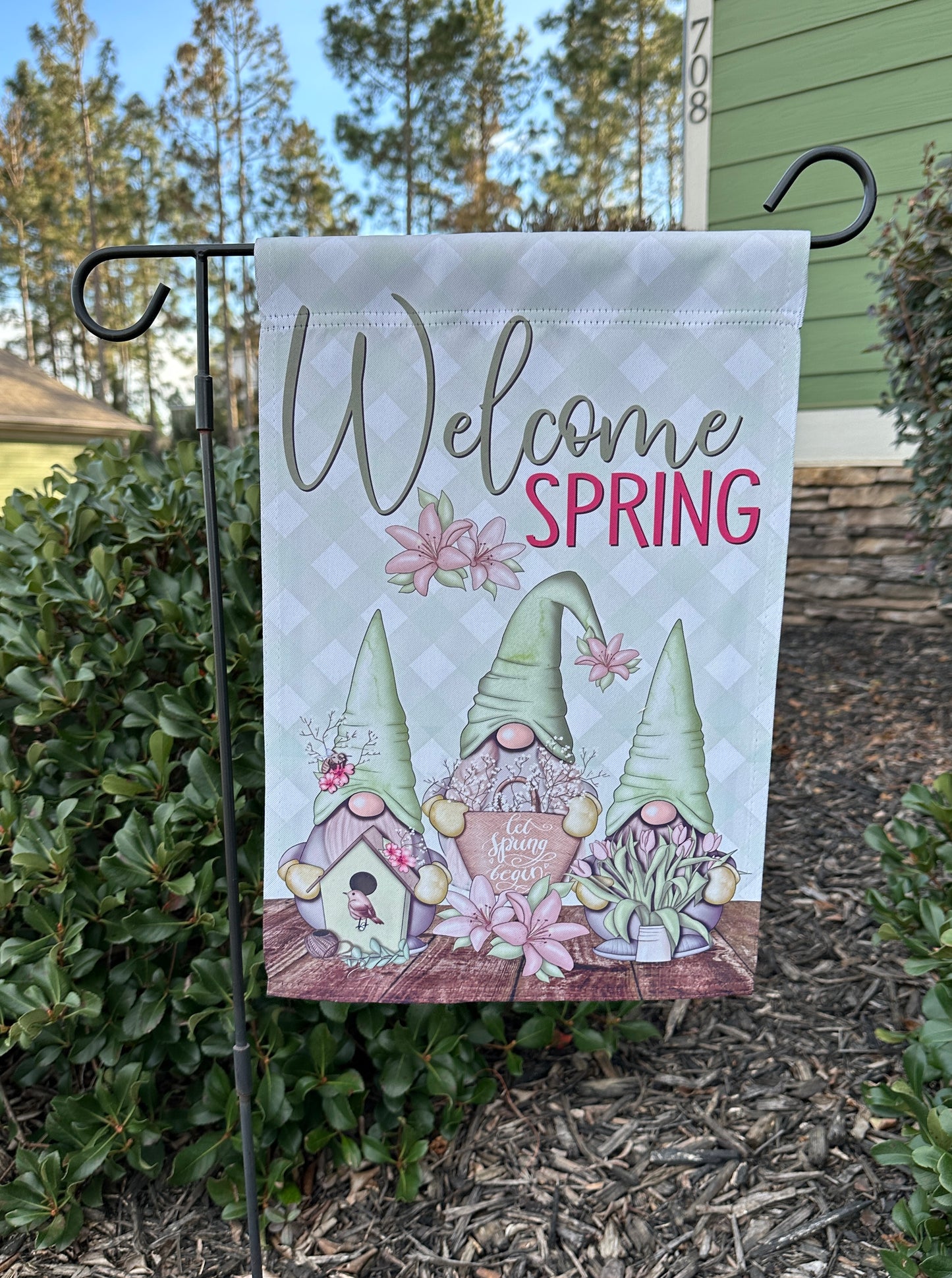 Spring Gnome Flag