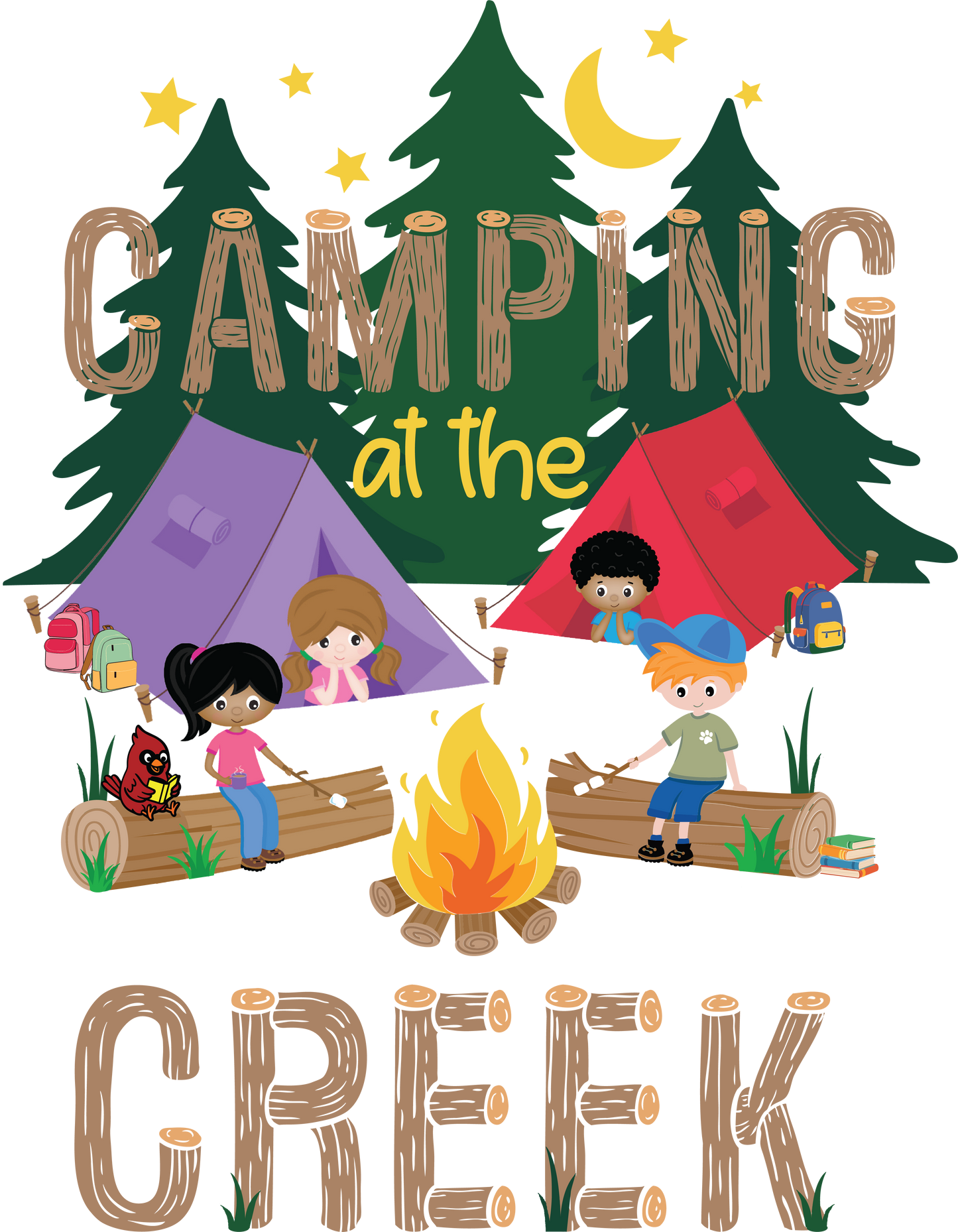 STCE Camping at the Creek shirt. ***PRE-SALE***